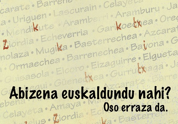 Euskal abizenen grafia aldaketa