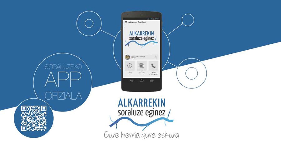 "Alkarrekin Soraluze" aplikazioa aurkeztu du udalak "Alkarrekin Soraluze" aplikazioa aurkeztu du udalak