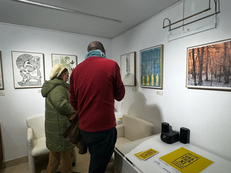 "Amalgama Gráfica XI Internacional" erakusketa ikusteko azken egunak Oreka Art galerian