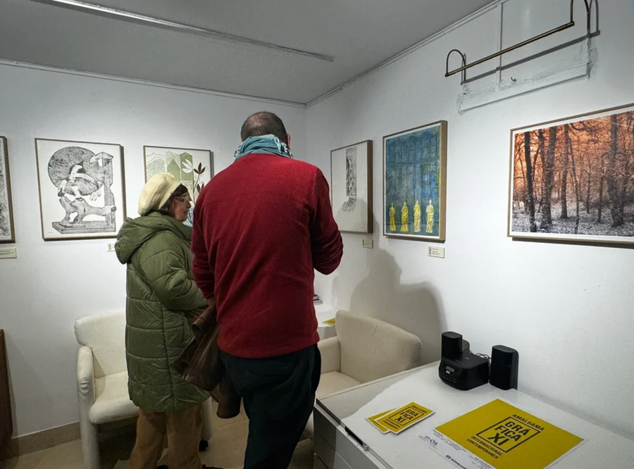 "Amalgama Gráfica XI Internacional" erakusketa ikusteko azken egunak Oreka Art galerian