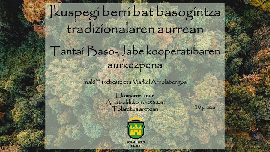 Basoen kudeaketarako eredu berria Basoen kudeaketarako eredu berria
