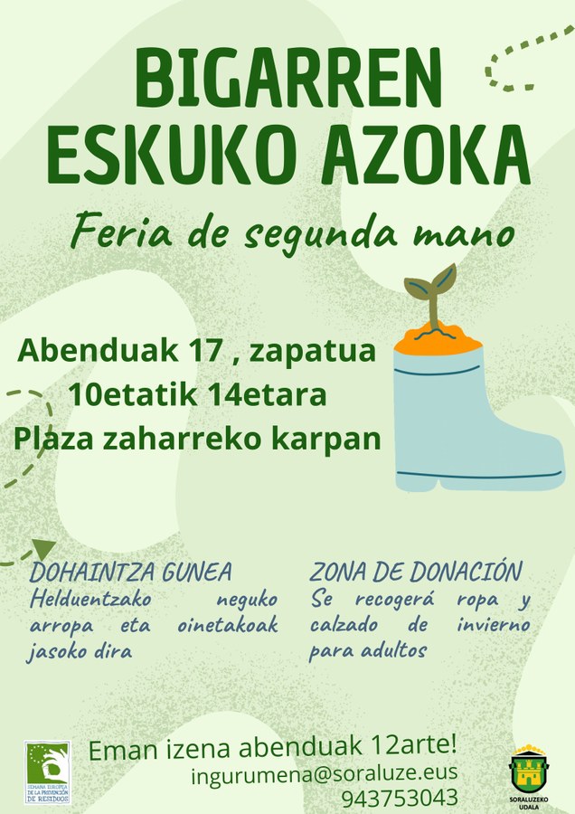 Bigarren eskuko produktuen azoka 2022