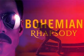 "Bohemian Rhapsody" filmaren proiekzioa "Bohemian Rhapsody" filmaren proiekzioa