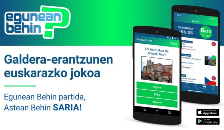 "Egunean behin" jokoa "Egunean behin" jokoa
