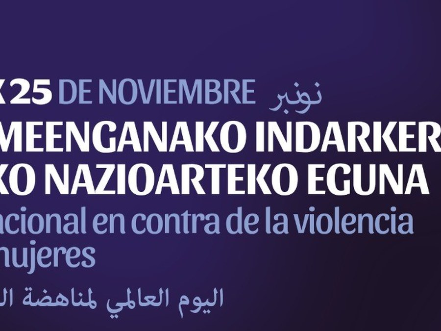 Emakumeen aukako indarkeriaren kontrako nazioarteko egunaren harira, adierazpen instituzionala eta elkarretaratzeko deia