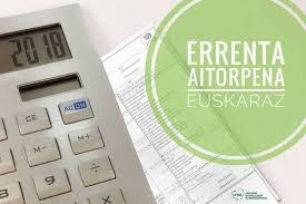 Errenta aitorpena euskaraz Errenta aitorpena euskaraz