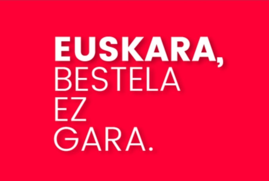 Euskararen gaineko hitzaldia