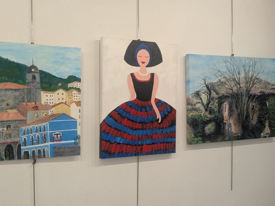 Krabelin pintura eskolako ikasleen ikasturte amaierako erakusketa ikusgai maiatzaren 24ra arte