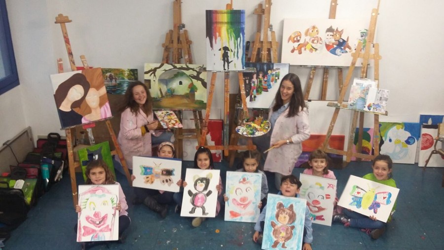 Pintura-eskolako ikasleen erakusketa Pintura-eskolako ikasleen erakusketa