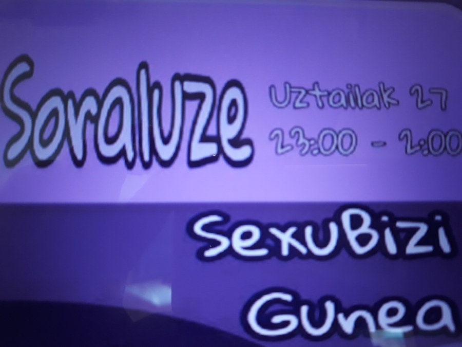 Sexubizi babesgunea herriko jaietan