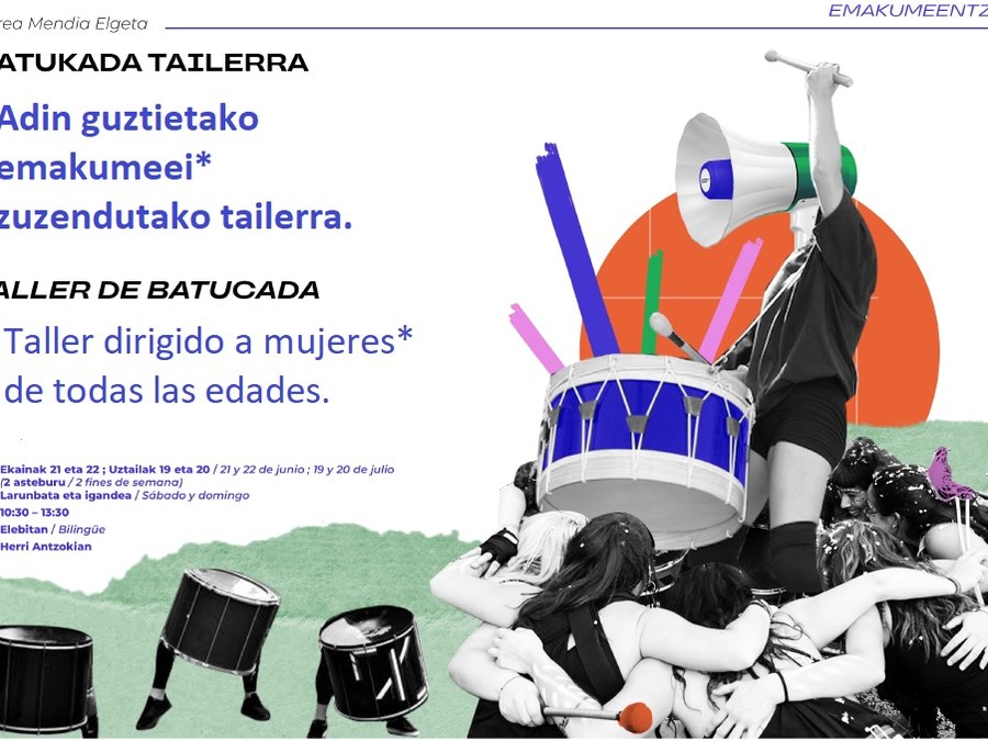 Soraluzeko Emakumeon* Ahalduntze Eskolaren udaberri-udako egitaraua amaitzear dago; batukada feminista tailerra izango da hurrengo ekintza
