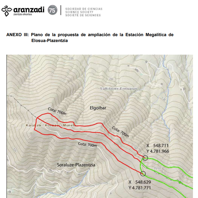 Soraluzeko Udalak Elosua-Plazentziako estazio megalitikoaren eremuaren babes maila handitzeko eskaera egin du