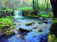 Xabier Agirre margolariaren "Paisaiak" erakusketa ikusgai Oreka Art galerian
