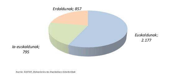 Euskara hizkuntza gaitasuna Soraluze 2011